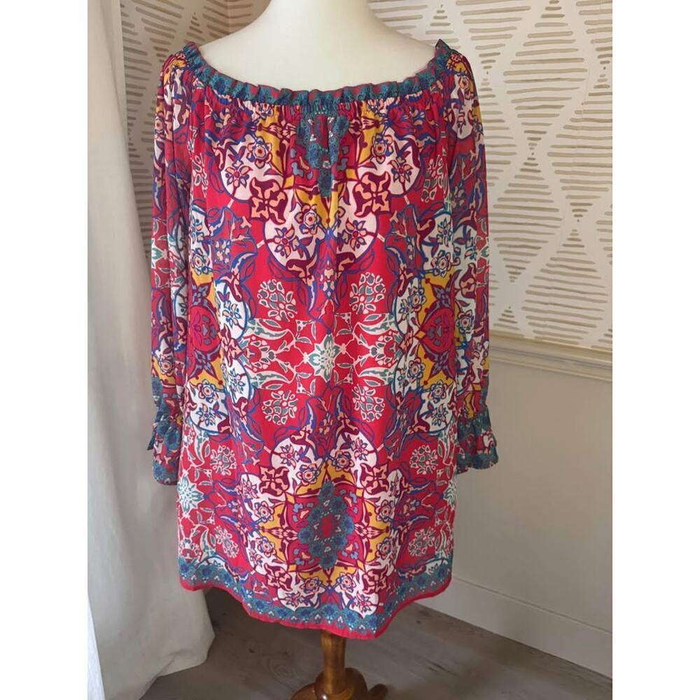 Flying Tomato Women’s Medium Off Shoulder Tunic Dress